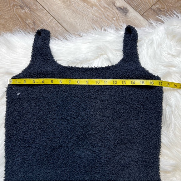 SKIMS Black Fuzzy Cozy Lounge Tank Top Onyx. Size 2X/3X New Without Tags. - Picture 6 of 10